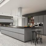 Cucina con isola centrale