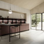 Cucina con pensili aperti