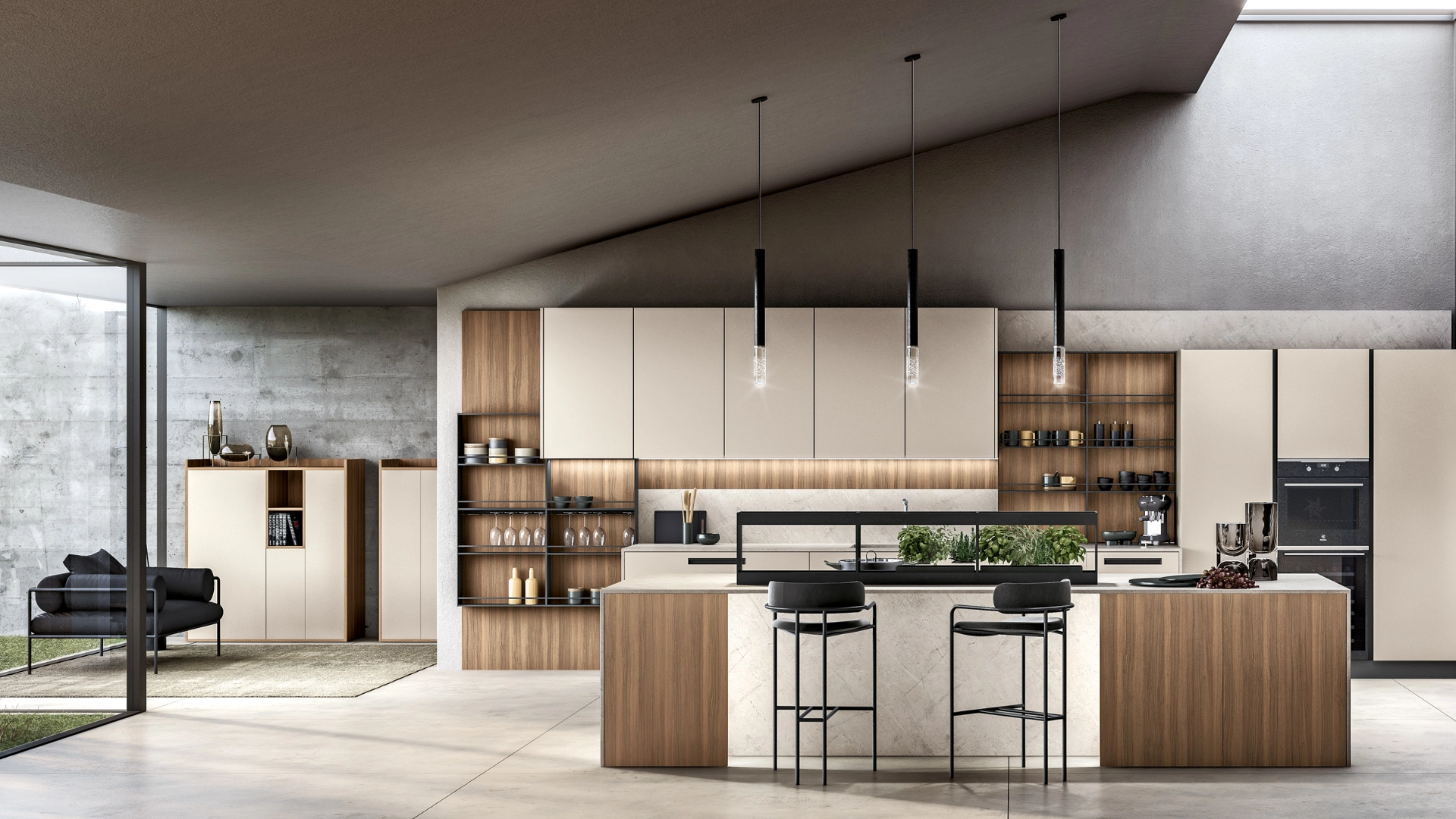 La cucina in stile industrial